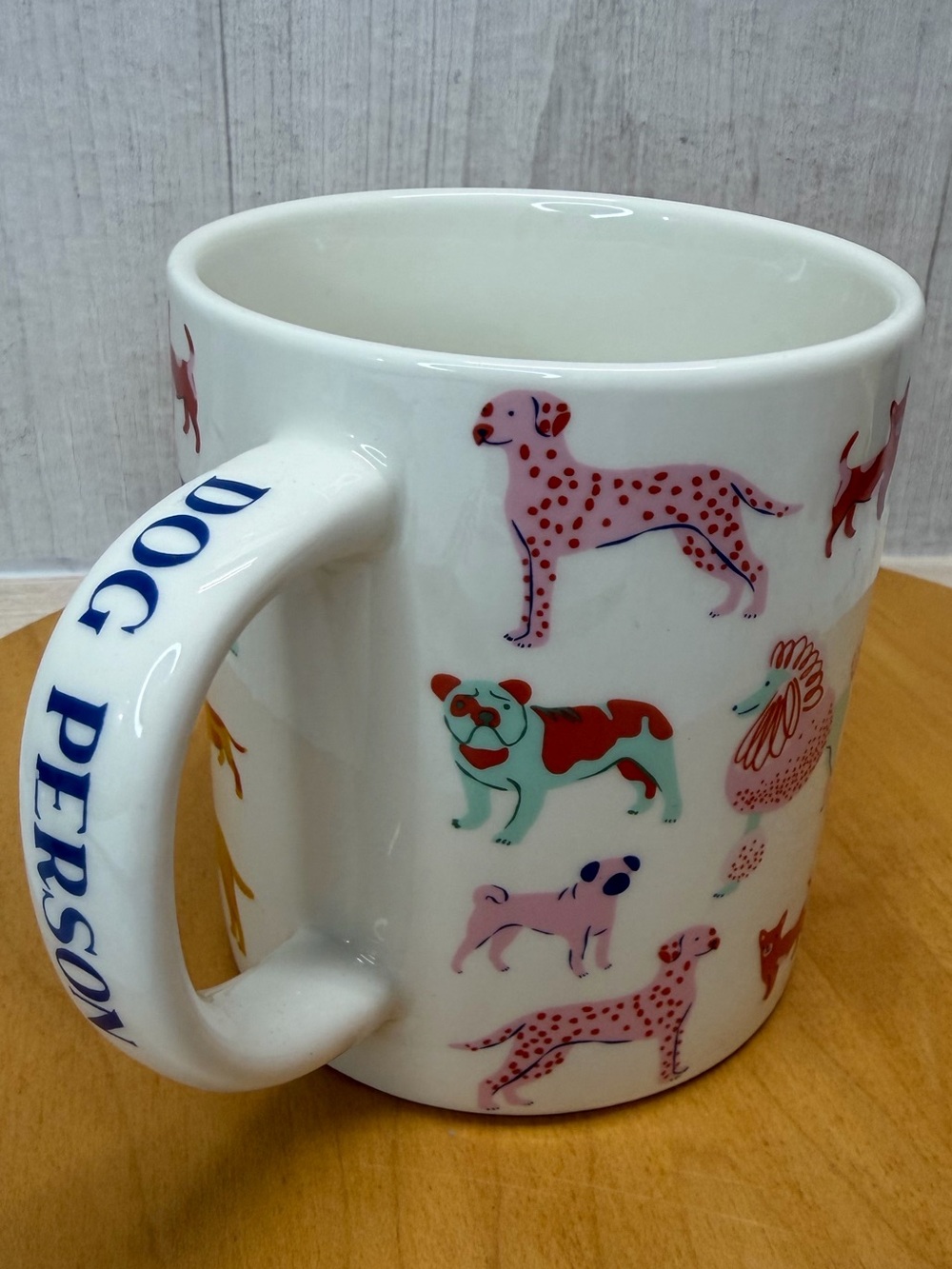 Parker Lane ~ Dog Person Ceramic Mug - Colorful Dog Illustrations Dog Lover